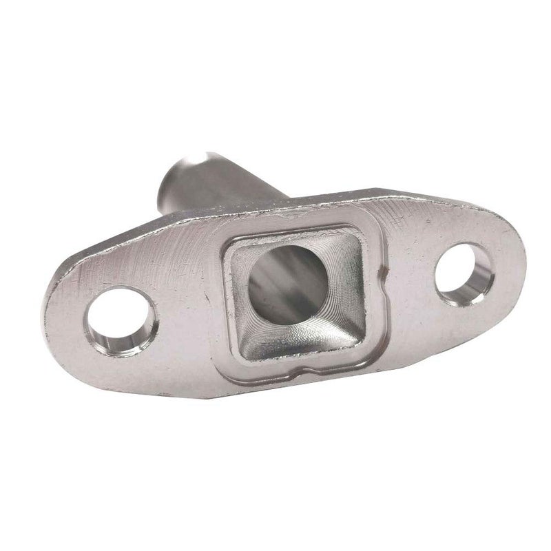 DEF Turbine Oil Drain Joint 10AN T3/T4 Turbocharger Flange Adapter (Silver) - Image 5